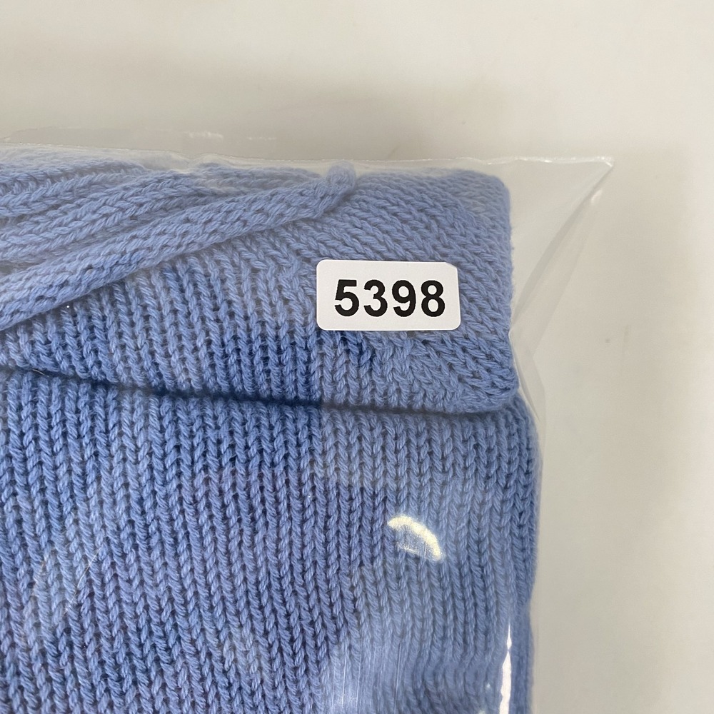 Baraka & Ziggy Sweater Womens Large Blue Short Sleeve Knit Pullover Italy Cotton - Picture 8 of 9
